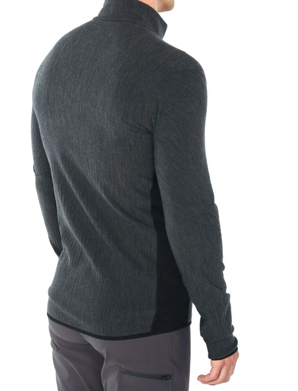 Icebreaker Mens descender ls zip