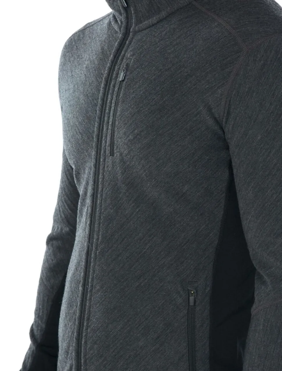 Icebreaker Mens descender ls zip