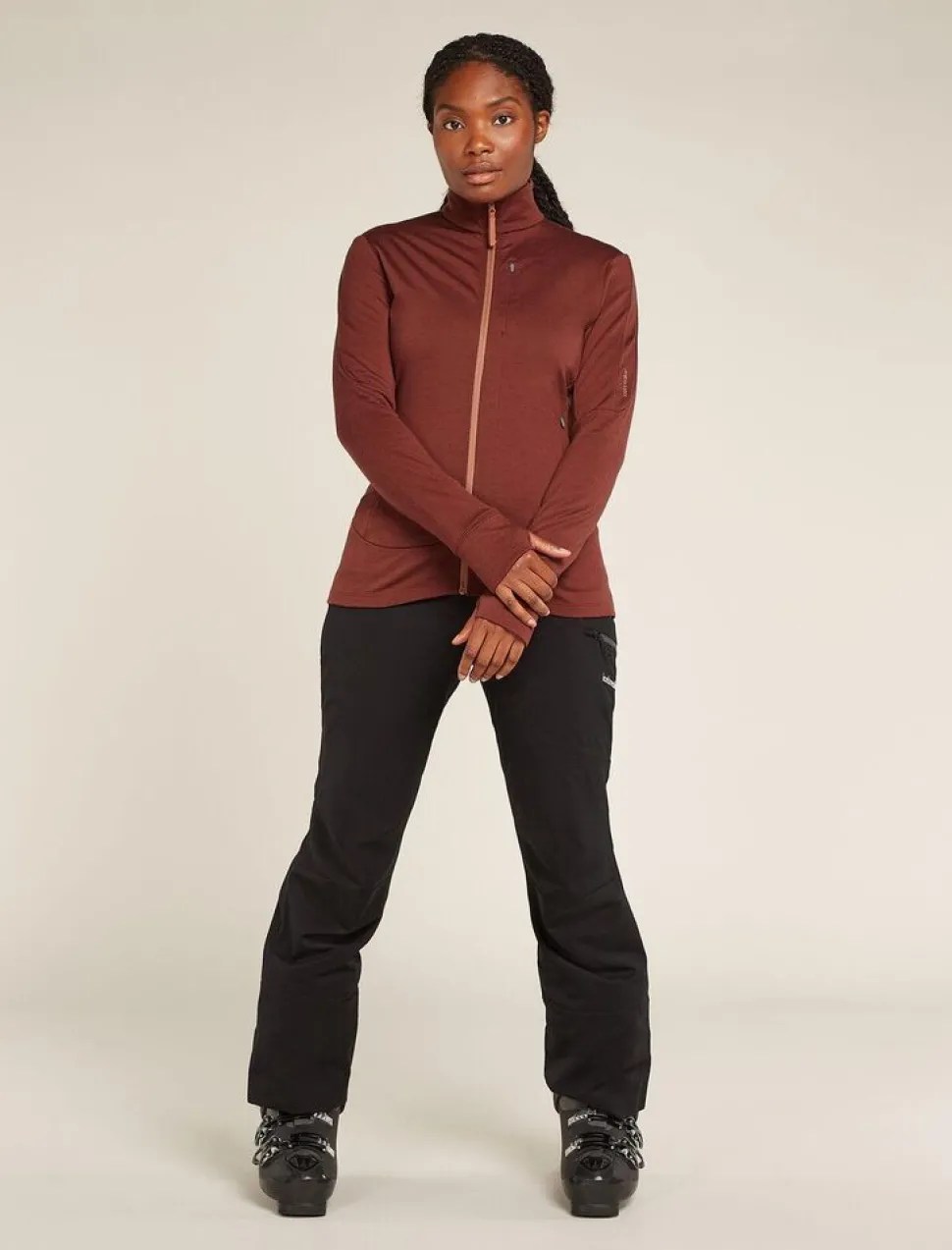 Icebreaker W Merino 260 Quantum IV LS Zip