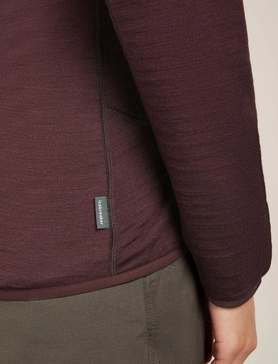 Icebreaker W Merino 400 RealFleece Descender LS Zip