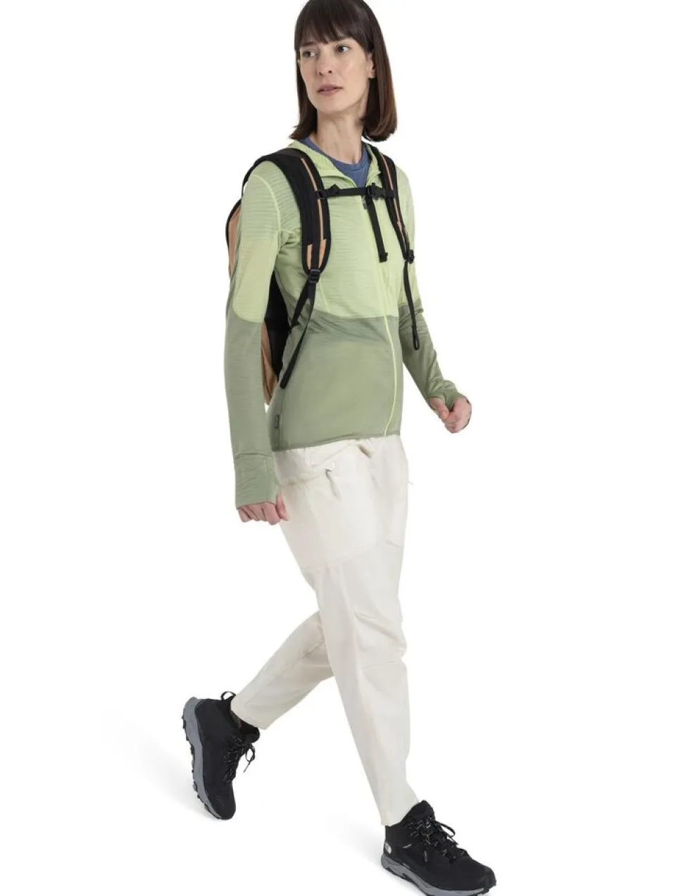 Icebreaker W Merino 200 Realfleece Descender LS zip hoodie