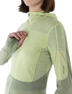 Icebreaker W Merino 200 Realfleece Descender LS zip hoodie