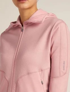 Icebreaker W Merino 560 RealFleece Elemental LS Zip Hood