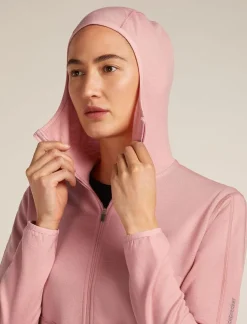 Icebreaker W Merino 560 RealFleece Elemental LS Zip Hood