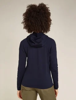 Icebreaker W Merino 360 Realfleece Elemental LS Z Hood