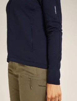 Icebreaker W Merino 360 Realfleece Elemental LS Z Hood