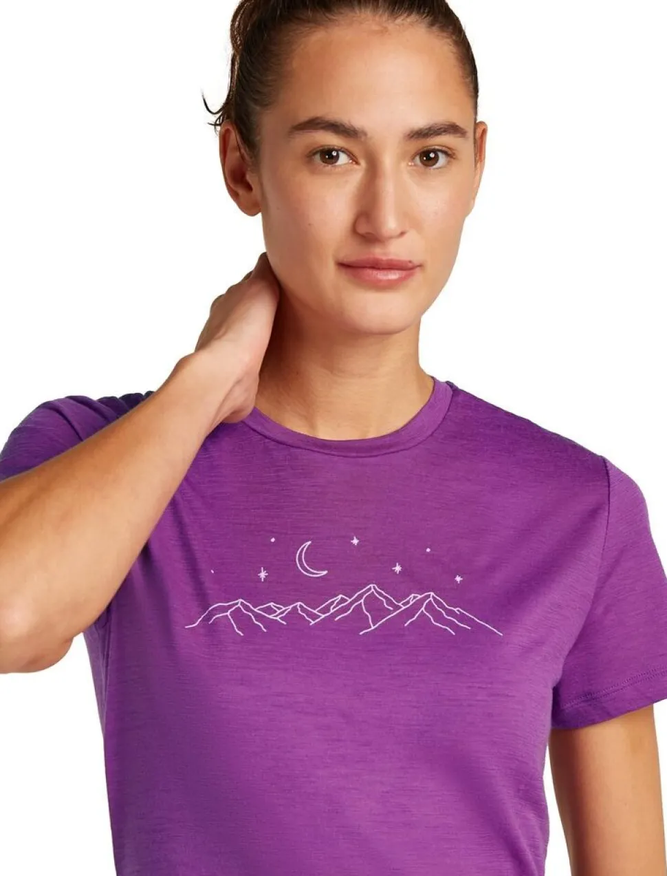 Icebreaker W Merino 150 Tech Lite ss Tee Sparkling Stars