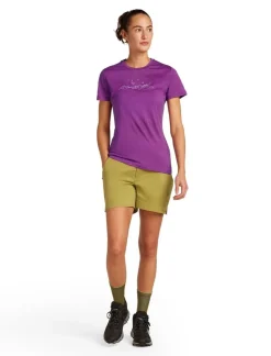 Icebreaker W Merino 150 Tech Lite ss Tee Sparkling Stars