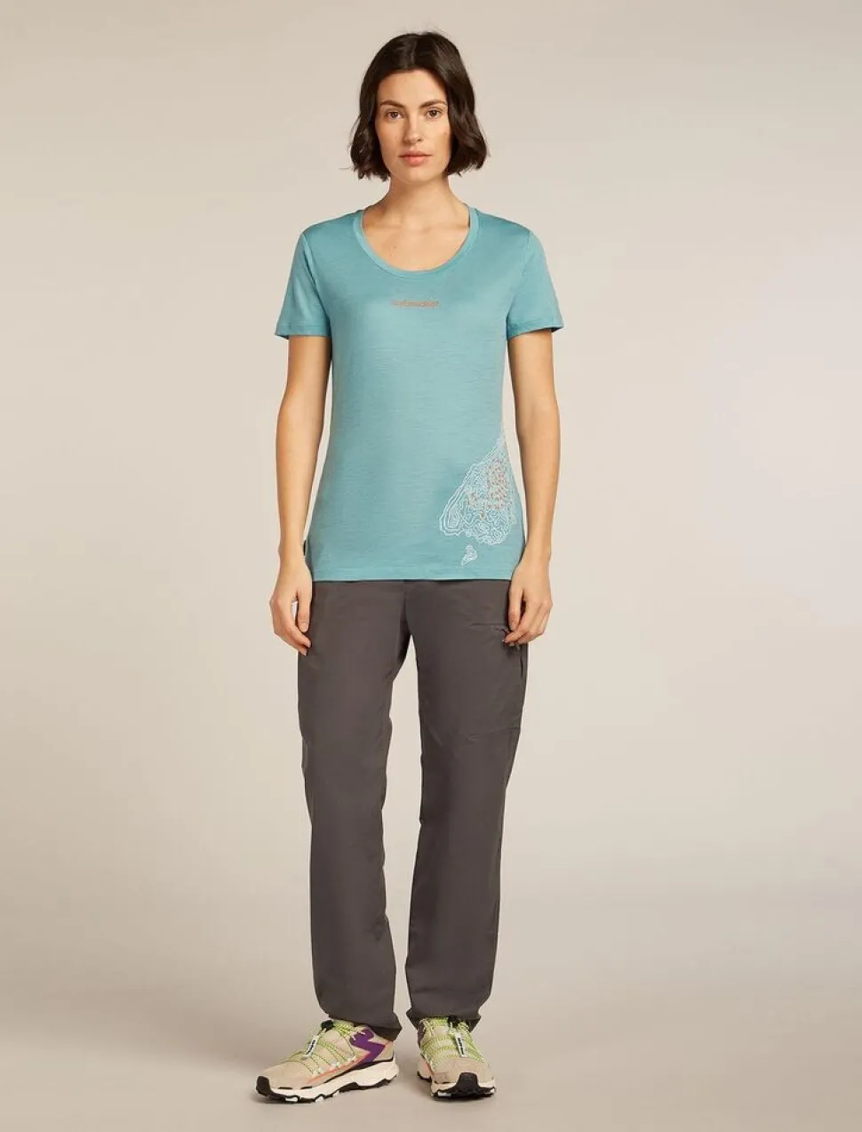 Icebreaker W Merino 150 Tech Lite SS Scoop Tee 30th Anniv