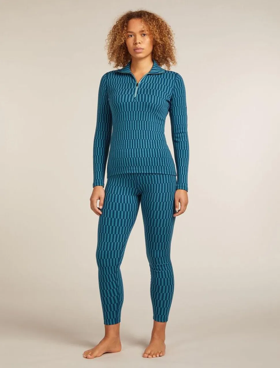 Icebreaker W Merino 260 Tech Vertex High Rise Leggings Snow G