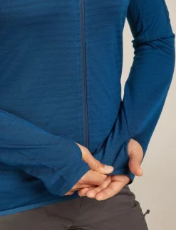 Icebreaker W Merino Blend 300 RealFleece Descender LS Zip