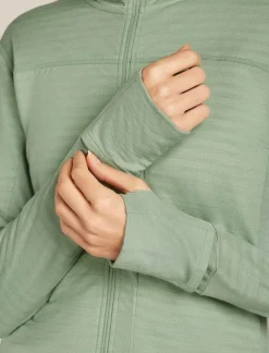 Icebreaker W Merino Blend 300 RealFleece™ Descender LS Zip Ho
