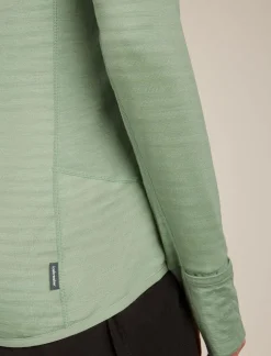 Icebreaker W Merino Blend 300 RealFleece™ Descender LS Zip Ho
