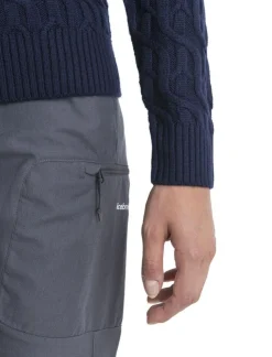 Icebreaker W Merino cable crew sweater