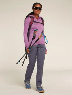 Icebreaker W Merino Realfleece Descender LS Zip Hoodie