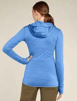 Icebreaker W Merino Realfleece Descender LS Zip Hoodie