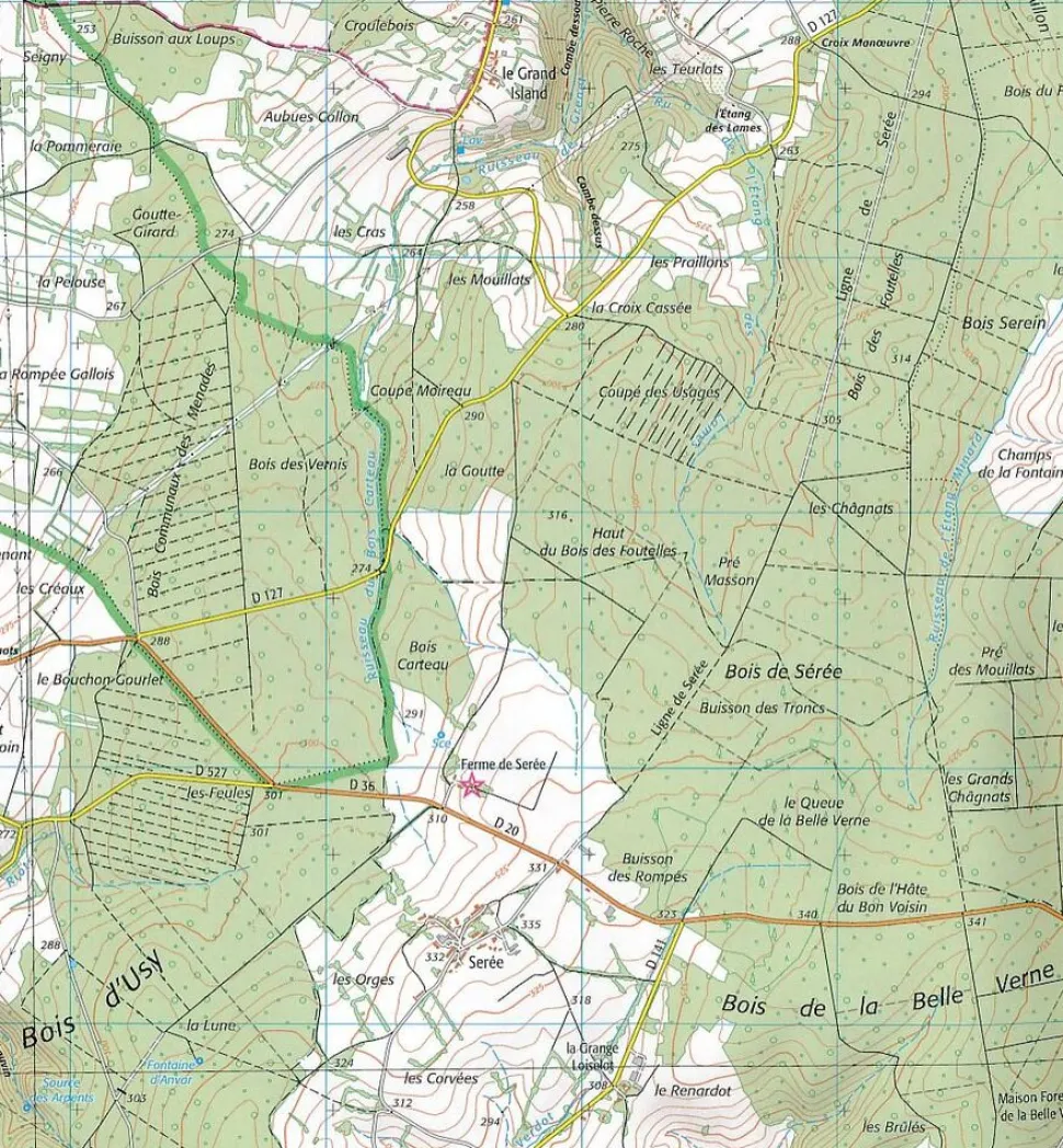 IGN 2722ET Avallon Vézelay