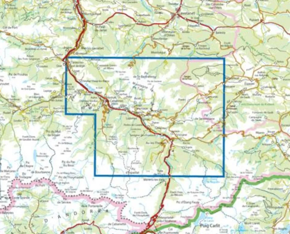 IGN 2148ET Ax-les-Thermes