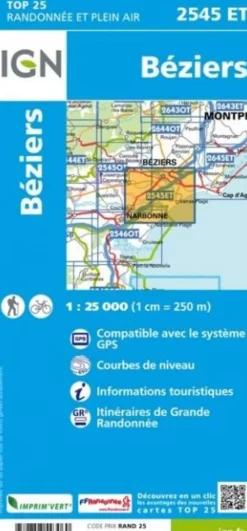 IGN 2545ET Béziers