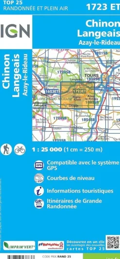 IGN 1723ET Chinon Langeais