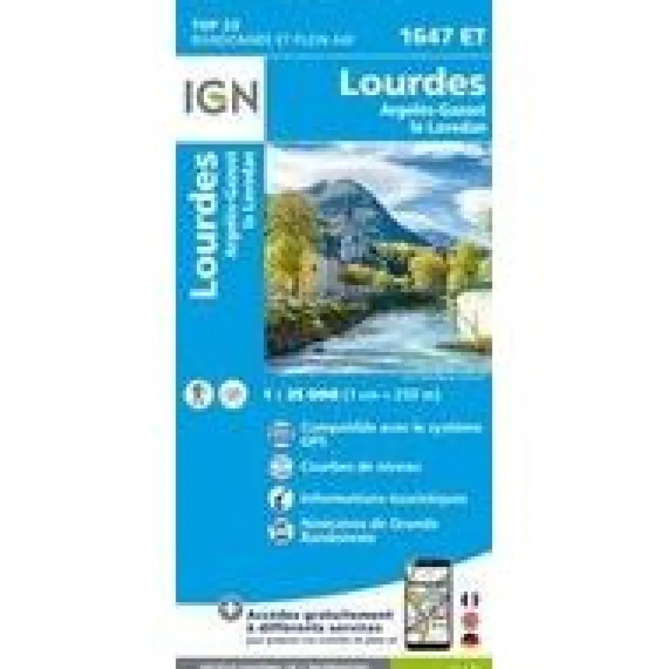 IGN 1647ET Lourdes Argelès-Gazost