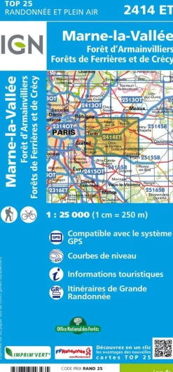 IGN 2414ET Marne-la-Vallée