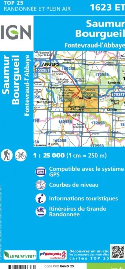IGN 1623ET Saumur Bourgueil