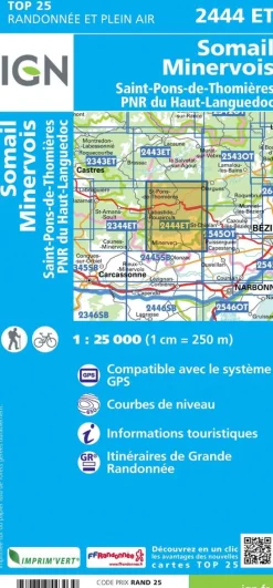 IGN 2444ET Somail Minervois