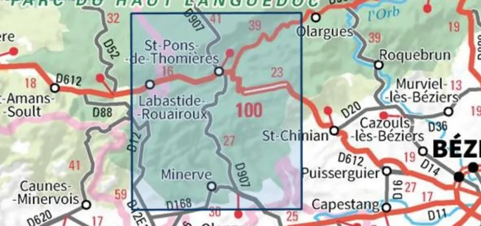 IGN 2444ET Somail Minervois