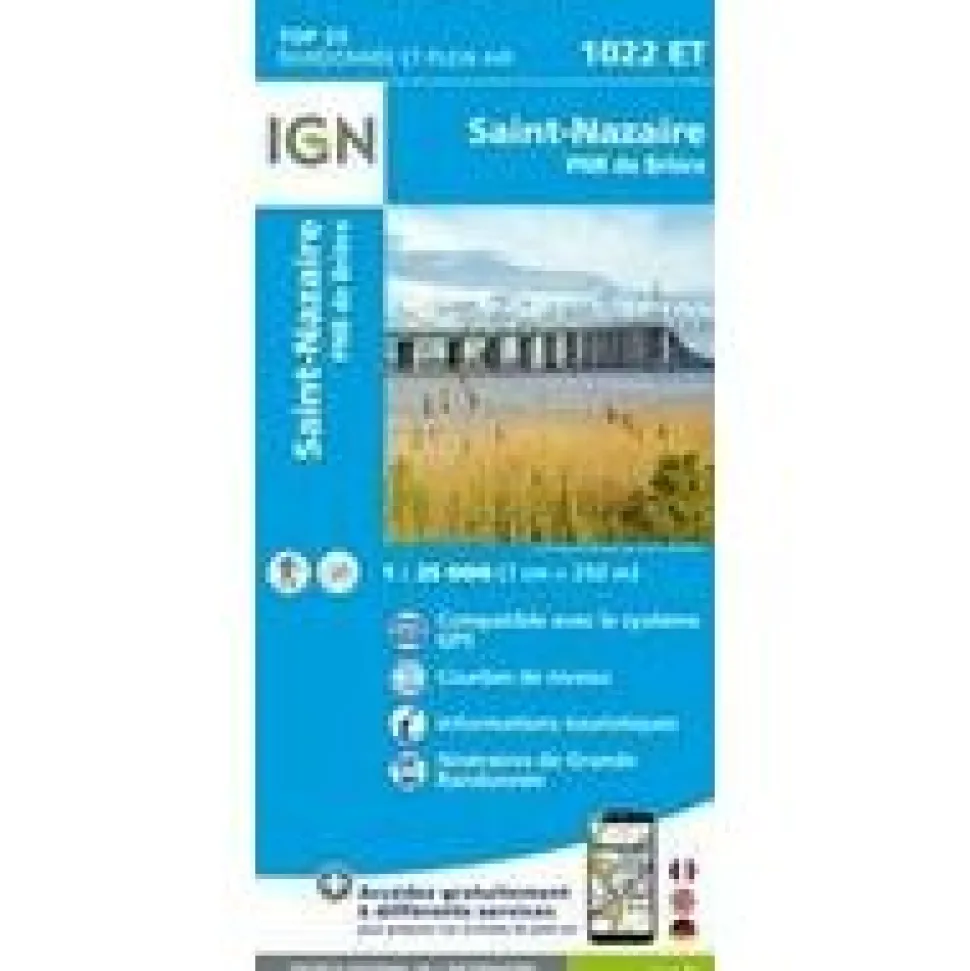 IGN 1022ET St-Nazaire PNR de Brière