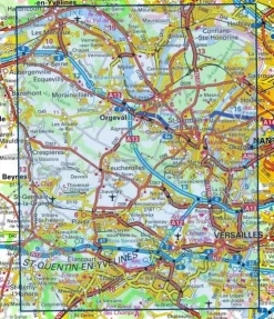 IGN 2214ET Versailles Forêts de Marly et