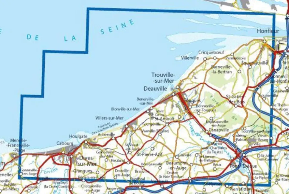 IGN Honfleur/Deauville/Cabourg 1711OT