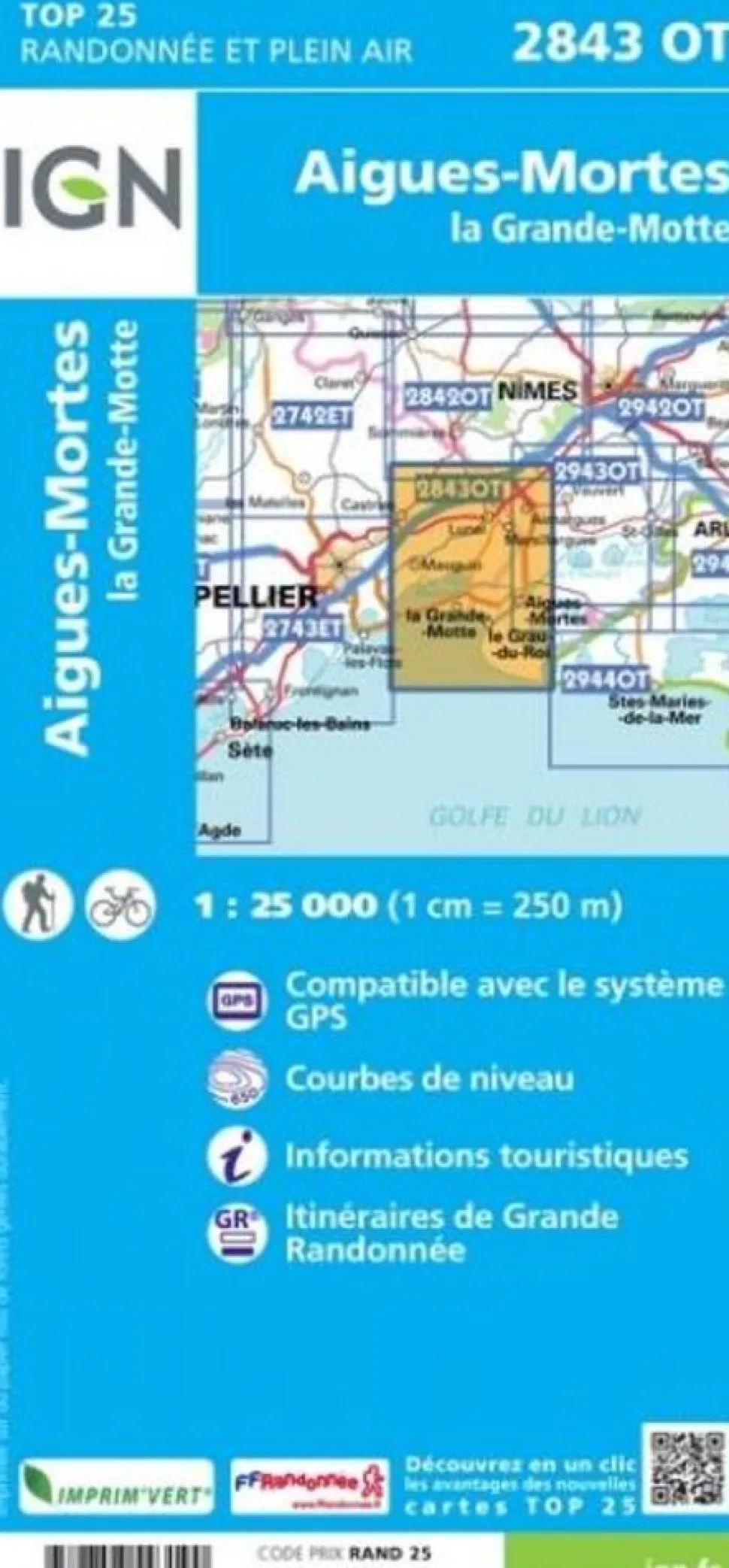IGN 2843OT Aigues-Mortes