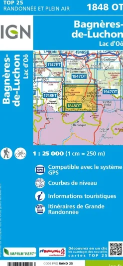 IGN 1848OT Bagnères-de-Luchon
