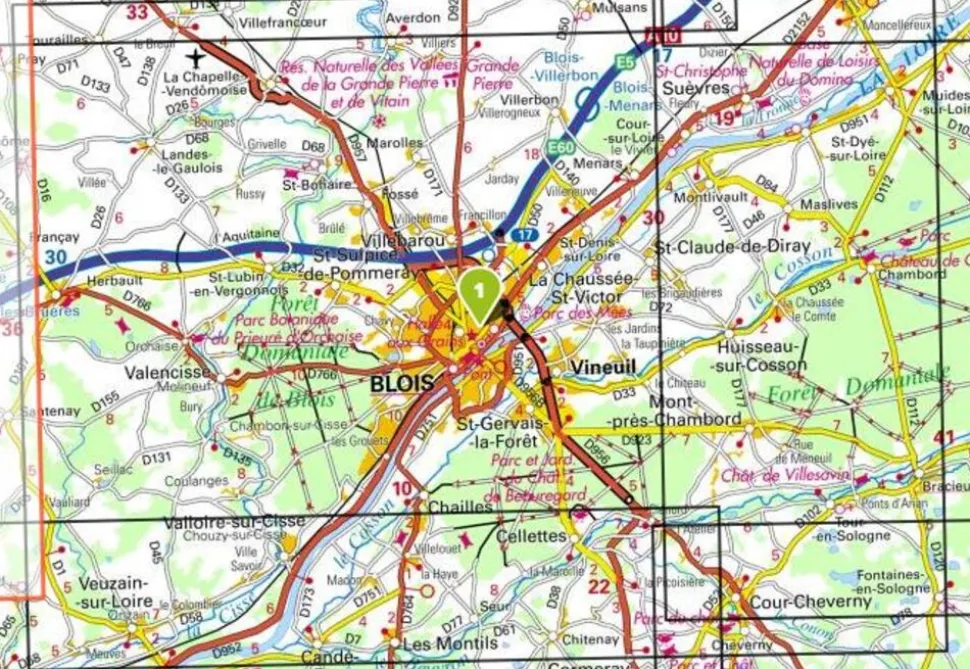 IGN 2121OT Blois Chambord Cheverny