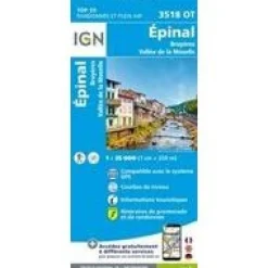 IGN 3518OT Epinal Bruyeres Valle de la Mosell