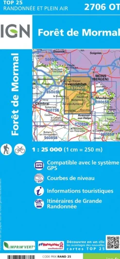 IGN 2706OT Forêt de Mormal