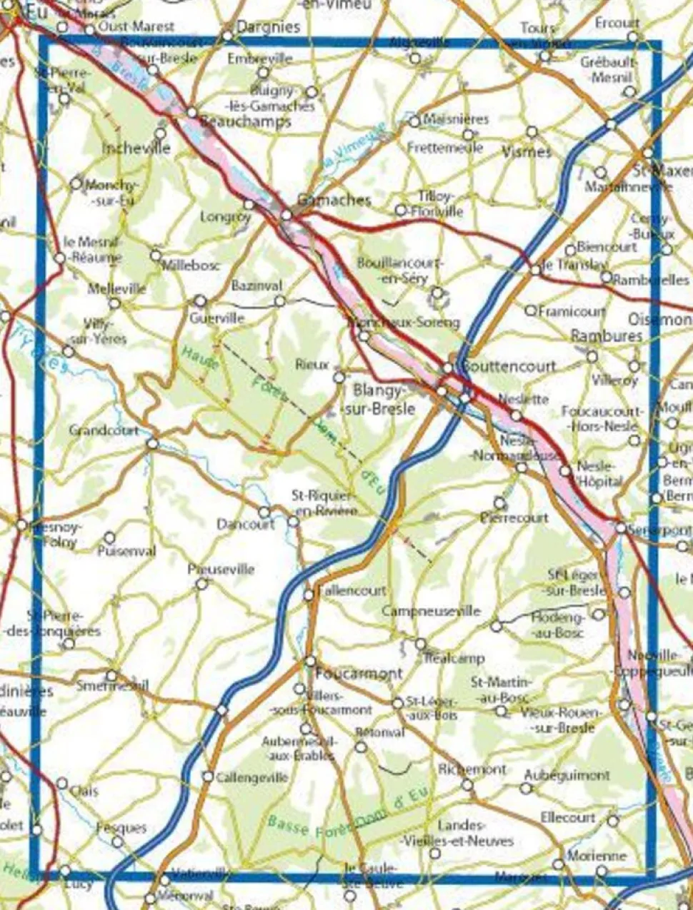 IGN 2108OT Forêt d'Eu
