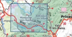 IGN 2837OT Lac d'Issarles