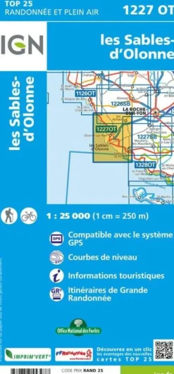 IGN 1227OT Les Sables-d'Olonne