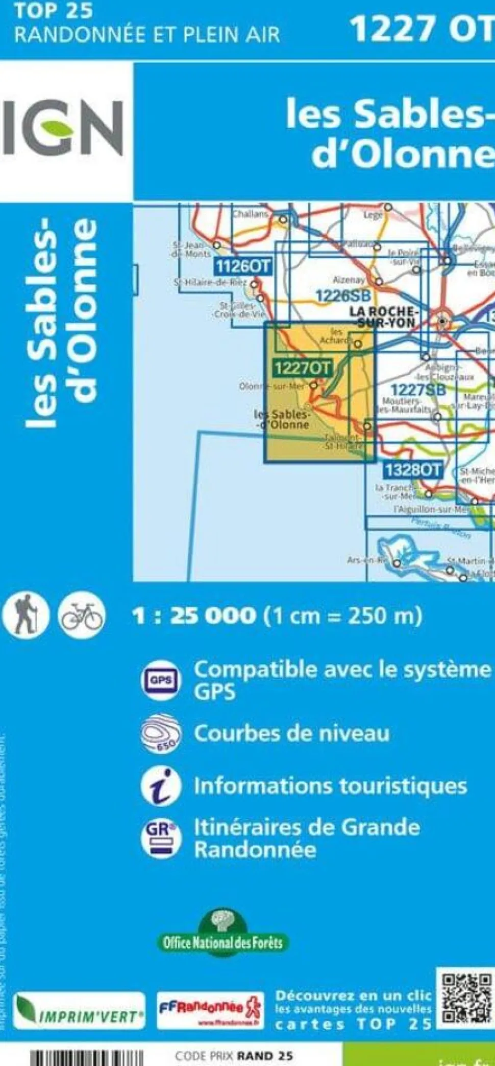 IGN 1227OT Les Sables-d'Olonne