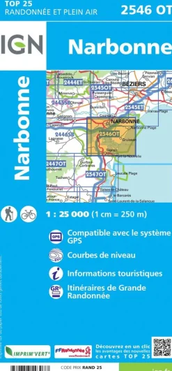 IGN 2546OT Narbonne