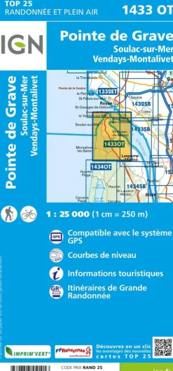 IGN 1433OT Pointe Grave Soulac-sur-Mer