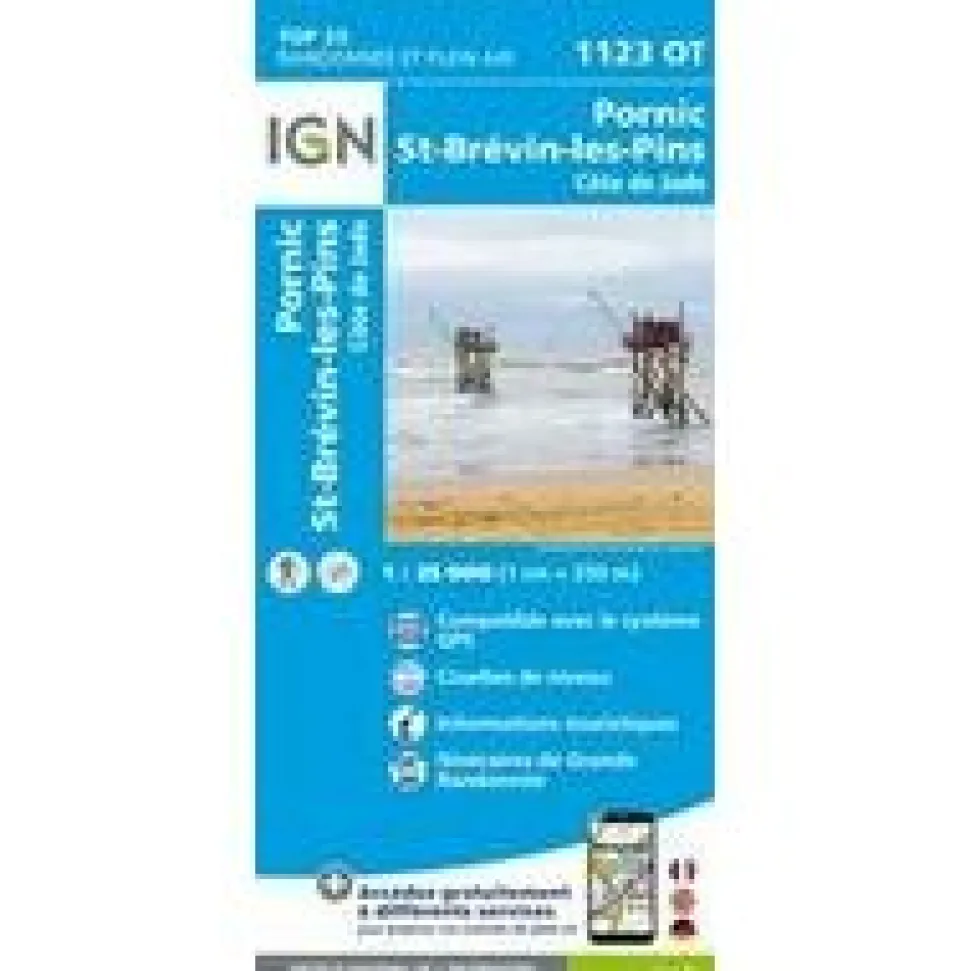 IGN 1123OT Pornic Saint-Brévin-les-Pins