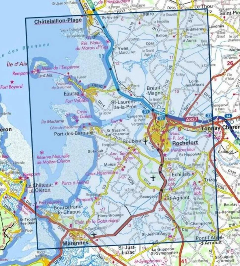 IGN 1430OT Rochefort Marennes