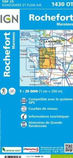 IGN 1430OT Rochefort Marennes
