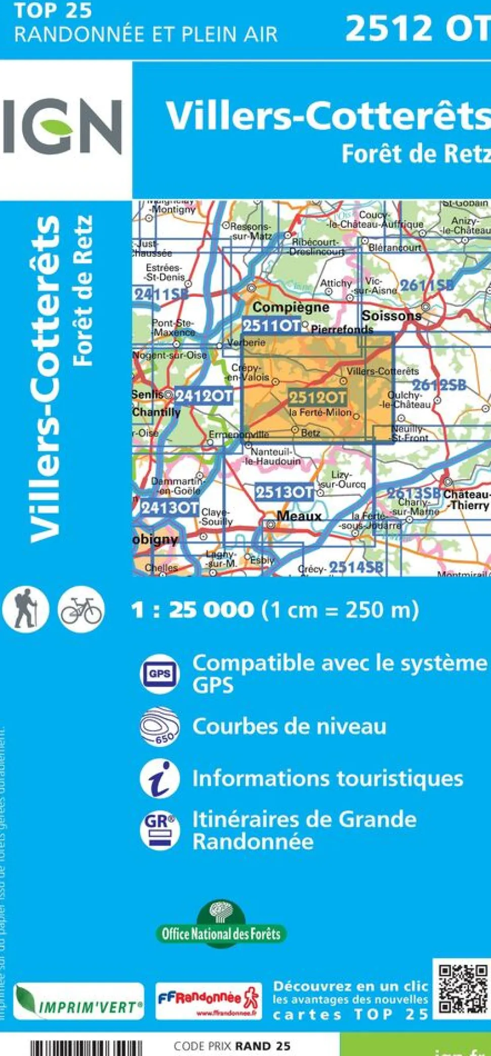 IGN 2512OT Villers-Cotterêts