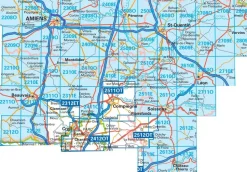 IGN Topografische kaart 2710SB Laon - Sissonne