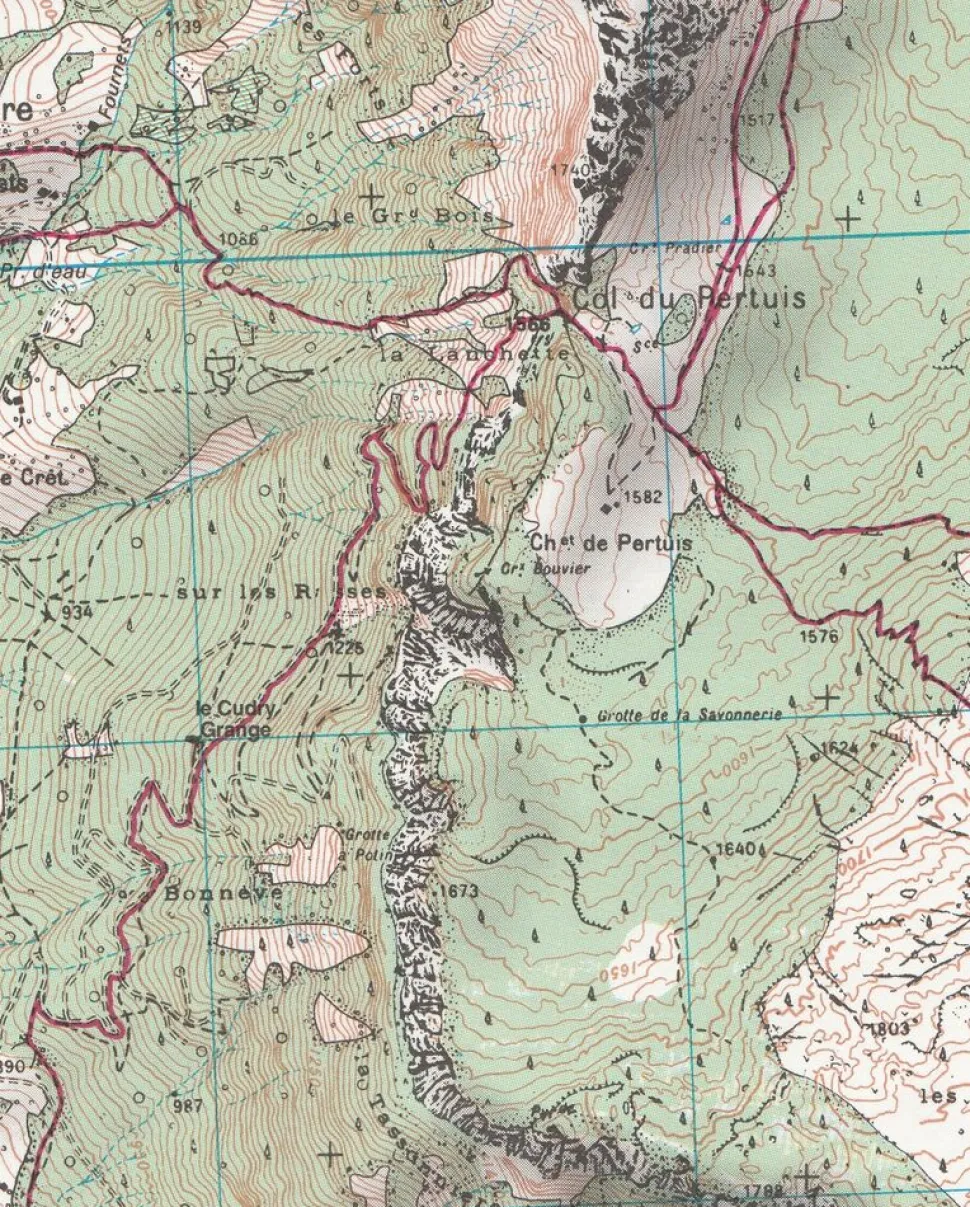 IGN Wandelkaart 3335et Bourg d'Oisans - Alpe d'Huez