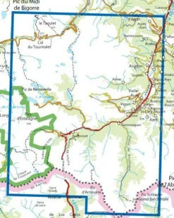 IGN Wandelkaart Néouville/vallee d aure 1748ETR 1/25